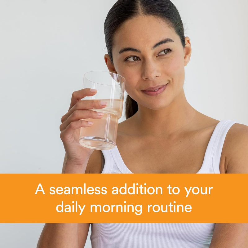 MitoQ Longevity Cellular Water Daily Powdered Drink Mix Natural Orange Flavor - Mitochondria-targeted Antioxidant - Cell Energy and Metabolism for Better Aging (Orange, 30 Packets) Infinity Warehouse