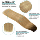 Lacerhair 140g Human Hair Clip in Hair Extensions Natural Hair Balayage Rooted
