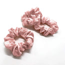 MYK Silk 100% Mulberry Silk Large Scrunchies Set Gentle Hair Tie for Curly Hair 3 Pack Big (Pink)… MYK