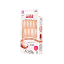 KISS Salon Acrylic Natural Nails KSAN (1 PACK, KSAN05) KISS