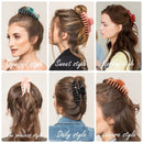 12 PCS Hair Claw Clips Large for Women and Girls,Non-slip Matte Hair Clips ,Strong Hold Thick Thin Hair styling Hair Accessories, Solid Trendcy Color Hair Jaw Clamp by Eathtek Eathtek