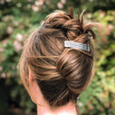 Small Celtic Hair Clip, Hand Crafted Metal Barrette Made in the USA with a Medium 70mm Clip by Oberon Design Oberon Design