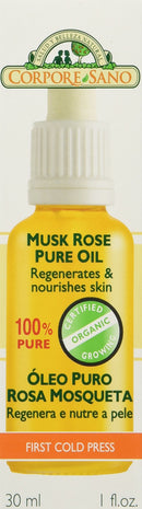 Certified Organic Growing Musk Rose Pure Oil / Aceite Puro De Rosa Mosqueta 30 Ml. / 1 Fl.oz.HEALS Dry Skin, Fine Lines, Acne Scars, Eczema, Psoriasis, Dermatitis, Sun Damage & More! 100% Guaranteed to Heal Your Body! Corpore Sano