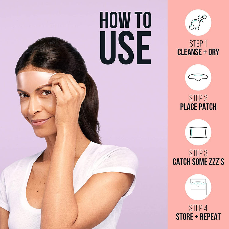 SiO Beauty BrowLift Forehead Anti-Wrinkle Patch - Rapid Overnight Reusable Silicone Patch to Reduce Furrows, Expression Lines, and Creases SiO Store