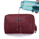 Large Makeup Bag Zipper Pouch Travel Cosmetic Organizer for Women and Girls (Large, Red) Narwey