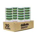 Gillette Mach3 Sensitive Mens Razor Blade Refills, 20 Count, Designed for Sensitive Skin Gillette