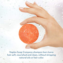 Naples Soap Company, 50-75 Use, Solid Shampoo Bar, Gentle, Eco-Friendly Haircare Helps Ensure Nourished and Healthy Hair, All Hair Types, Florida Fresh, 1.75 oz. Naples Soap Company Naturally Better Skin Care