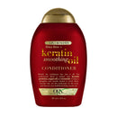 Frizz-Free + Keratin Smoothing Oil Conditioner, 5 in 1, for Frizzy Hair, Shiny Hair with Frizz-Free + Keratin Smoothing Oil Miracle Gloss Spray, 5 in 1, De-frizz Hair, Shiny Hair, Keratin, Argan Oil OGX
