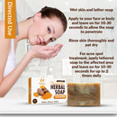 Turmeric Soap Bar for Face & Body - All Natural Turmeric Skin Soap - Turmeric Face Soap Reduces Acne, Brightens Scars & Cleanses Skin - 4 Oz Turmeric Bar Soap for All Skin Types Made in USA Natrulo
