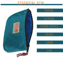Rough Enough Travel Pouch Cable Organizer Bag Small Makeup Bag for Purse with Zipper in Nylon RE ROUGH ENOUGH
