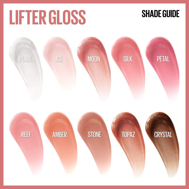 Maybelline Lip Lifter Hydrating Lip Gloss with Hyaluronic Acid, Amber, 0.18 Ounce Maybelline New York