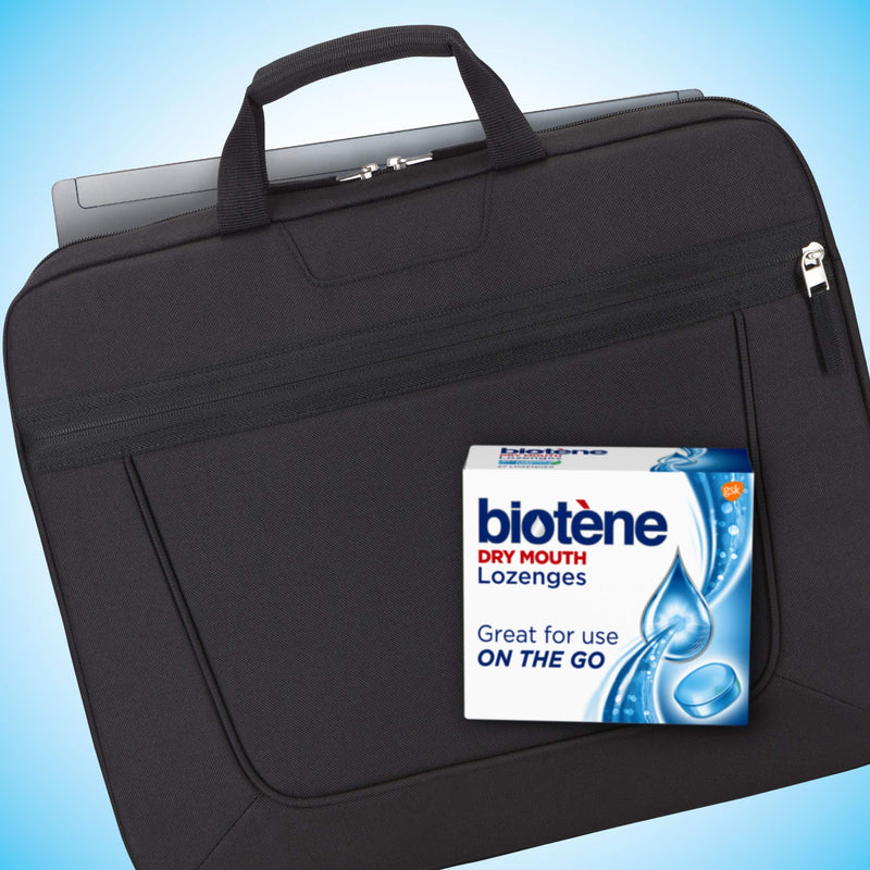 biotène Dry Mouth Lozenges for Dry Mouth and Fresh Breath, Dry Mouth Relief and Breath Freshener, Refreshing Mint - 27 Count (Pack of 3) biotène