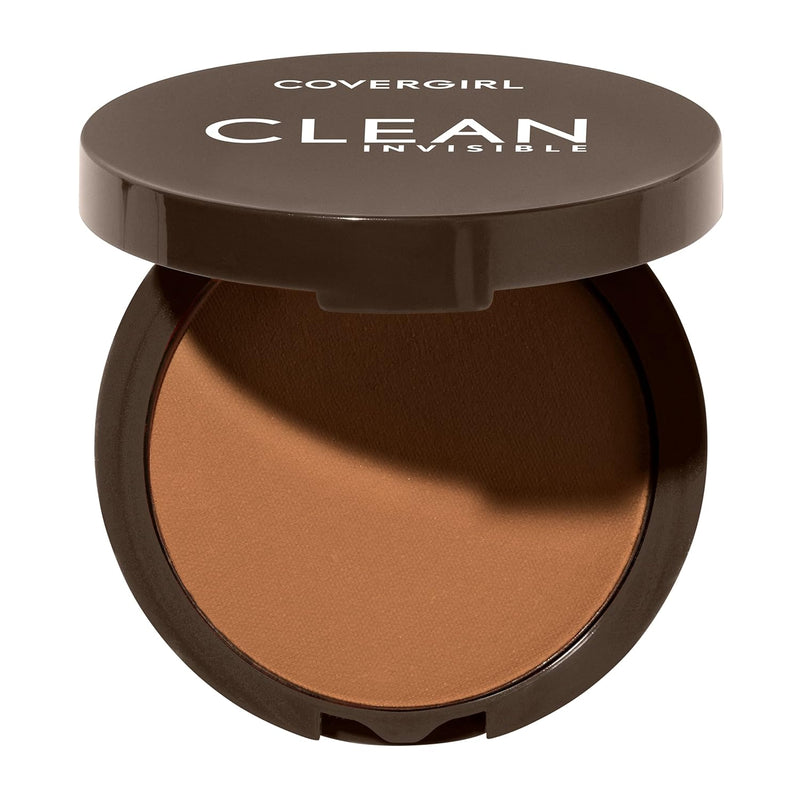 Covergirl Clean Invisible Pressed Powder, Lightweight, Breathable, Vegan Formula, Warm Nude 158, 0.38oz Infinity Warehouse