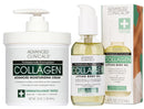 Advanced Clinicals Brightening Vitamin C Cream Moisturizer + Vitamin C Body Oil 2pc Skincare Set | Nourishing, Brightening, & Hydrating Body Oil & Body Lotion To Improve Appearance Of Dark Spots, 2pc Infinity Warehouse