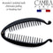 Camila Paris NV137 4.5 inch French Banana Clip Hair Comb Classic Girls Updo Flexible Ponytail Holder Interlocking Banana Combs, Fashion Durable Styling Hair Accessories for Women, Made in France Camila