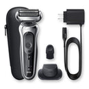 Braun Electric Razor for Men, Series 7 360 Flex Head Foil Shaver with Precision Beard Trimmer, Rechargeable, Wet & Dry and Travel Case, Black, 5 Piece Set Braun