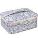 Travel Makeup Bag Large Cosmetic Bag Makeup Case Organizer for Women and Girls (Leaf) Narwey