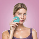 FOREO LUNA mini 3 Silicone Facial Cleansing Brush for All Skin Types Mint, Ultra-hygienic, 30-sec Glow Boost Mode, 12 Intensities, 400 uses/USB Charge, App-connected, 2-year Warranty FOREO