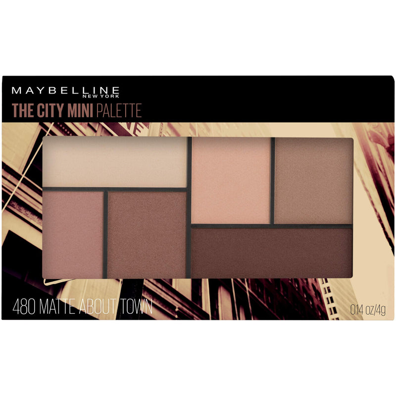 Maybelline New York The City Mini Eyeshadow Palette Makeup, Matte About Town, 0.14 oz. Maybelline New York
