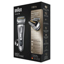 Braun Electric Razor for Men, Series 9 9330s Electric Shaver, Pop-Up Precision Trimmer, Rechargeable, Wet & Dry Foil Shaver with Travel Case, Silver Braun Store