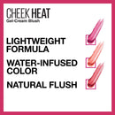 Maybelline Cheek Heat Gel-Cream Blush Makeup, Lightweight, Breathable Feel, Sheer Flush Of Color, Natural-Looking, Dewy Finish, Oil-Free, Nude Burn, 1 Count Maybelline New York