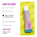 Good Molecules Gentle Retinol Cream - Retinol Night Cream for Collagen Production, Skin Tightening Recipe with Bakuchiol, Anti-Aging Skin Care For Face Infinity Warehouse