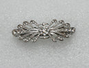 Faship Gorgeous Clear Rhinestone Crystal Small Floral Hair Barrette Clip Faship
