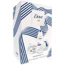 Dove Gift Set Deep Moisture Body Wash 12oz and Crushed Macadamia and Rice Milk Scrub 10.5oz Dove
