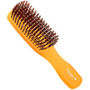 Giorgio GION2O Neon Orange 6.25 inch Gentle Touch Detangler Hair Brush for Men and Women. Soft Bristles for Sensitive Scalp. Wet and Dry for all Hair Types. Scalp Massager Brush Stimulate Hair Growth GIORGIO