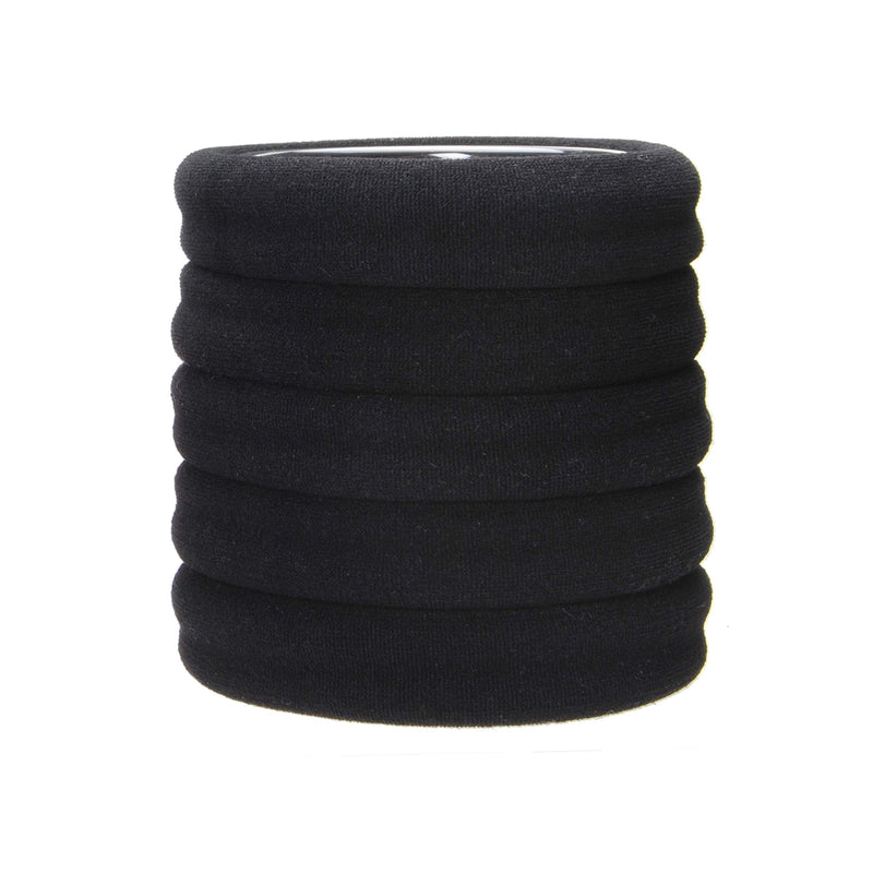 L. Erickson Sport Pony, Black, Set of Five - Exceptionally Secure with Gentle Hold L. Erickson