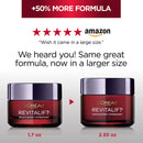 L’Oreal Paris Skincare Revitalift Triple Power Anti-Aging Face Moisturizer with Pro Retinol, Hyaluronic Acid & Vitamin C to reduce wrinkles, firm and brighten skin, 2.55 Oz L'Oreal Paris