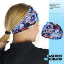 Headbands for Women, Bohemian Style Yoga Elastic Headwraps Head Wrap Hair Band 8 Pack (Style-5 (8 Pack)) ZUOSIVNAT