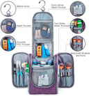 Hanging Travel Toiletry Bag Kit Cosmetic Makeup Organizer for Women and Men (A-Purple) Narwey Store