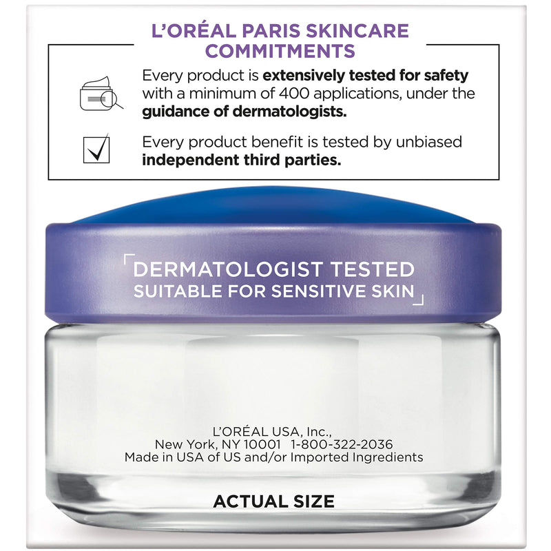 L'Oreal Paris Skincare Collagen Face Moisturizer, Fragrance-Free Day and Night Cream, Anti-Aging Face, Neck and Chest Cream to smooth skin and reduce wrinkles, 1.7 oz L'Oreal Paris
