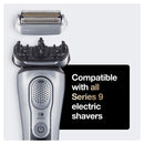 Braun 92S Series 9 Electric Shaver Replacement Foil and Cassette Cartridge - Silver Braun