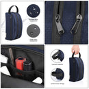 emissary Nylon Men's Toiletry Bag - Large Waterproof Shower Bag - Travel Toiletries Bag - Dopp Kitt for Men - Toiletry Bag for Men and Women - Shaving Bag for Men Travel (Blue Water-Resistant) emissary