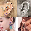 Ear Piercing Tool Kit, Earring Pericings Gun Tools Set,98Pcs Ears Nose Navel Lip Piercer Machine Studs, Stainless Steel Body Hole Peircing Peicing Guns Stud Earrings For Salon Home Pearcings Kits pliicnkg