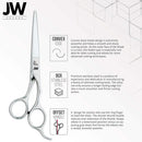 JW Professional Shears Razor Edge Series - Barber & Hair Cutting Scissors/Shears Japanese Stainless Steel JW Shears
