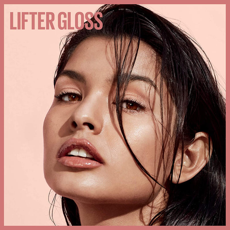 Maybelline Lifter Gloss Lip Gloss Makeup With Hyaluronic Acid, Hydrating, High Shine, Hydrated Lips, Fuller-Looking Lips, 003 MOON, 0.18 Fl Oz Maybelline New York