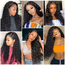 COISINI 10A Brazilian Water Wave Human Hair Bundles 28 26 24 Inch 100% Wet and Wavy Human Hair Bundles Virgin Hair Extensions Natural Color Coisini