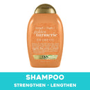 OGX Strength & Length + Golden Turmeric Shampoo with Coconut Milk to Soothe Scalp & Nourish Hair, Ayurveda Sulfate-Free Surfactants for Stronger & Longer Hair, 13 fl. oz OGX Store