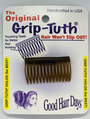 Good Hair Days The Original Grip-Tuth Hair Combs, Set of 2, 40163 Shorty 1 3/4" Wide Good Hair Days Store