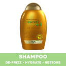 OGX Deeply Restoring + Pracaxi Recovery Oil AntiFrizz Shampoo with Murumuru Butter to Intensely Hydrate Curly Wavy Hair SulfateFree Surfactants for ColorTreated Hair, 13 Fl Oz OGX