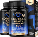 Cortisol Supplement for Women - Holy Basil | Ashwagandha | Rhodiola | L-Theanine - Plant-Based Hormone Balance - Mood, Focus & Sleep Support - Made in USA - Vegan, Non-GMO - 60 Capsules for 2 Months Infinity Warehouse