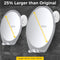 HoneyBull Shower Mirror Fogless for Shaving - with Suction, Razor Holder for Shower & Swivel, Mirrors, Shower Accessories, Bathroom Mirror, Bathroom Accessories, Holds Razors for Men (XL White) HONEYBULL
