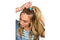 THE PONY PICK By Lolly - Hair Elastic Rubber Bands Cutter - Elastic Hair Band Remover - Pain Free - Easy Removal - 3 Pack of Pink Pony Picks & 50 Clear Elastics, Easy Grip Tools & Accessories The Pony Pick