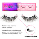 Glamnetic Lash and Liner Bundle - Venus | Vegan Magnetic Eyelashes, Short Cat Eye Faux Mink Lashes, Flared 3D Natural Look, Reusable up to 60 times - 1 Pair Glamnetic