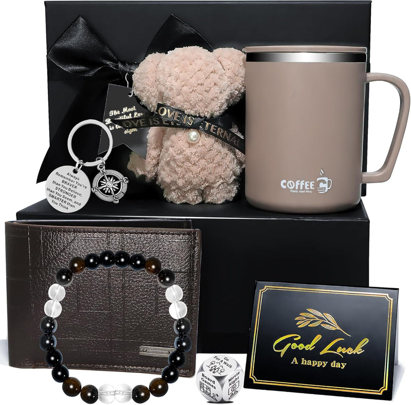 Birthday Gifts for Men, 7 Pack Personalized Gifts for Men, Best Dad Ever Gifts, Man Premium Gifts Box Ideas Set for Him, Dad Gifts,Gift for Husband, Brother, Son, Boyfriend, Coworker, Friend, Father