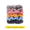 30 Pcs Hair Scrunchies Velvet Hair Chiffon and Linen Satin Elastic Flower Scrunchies Bobbles Soft Hair Ties Ropes Ponytail Holder Hair Accessories, Great for halloween Thanksgiving day and Christmas N-D