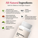 Nourished AndroEase Plus - Vegan Hormone Balance for Women, 180 Capsules Infinity Warehouse